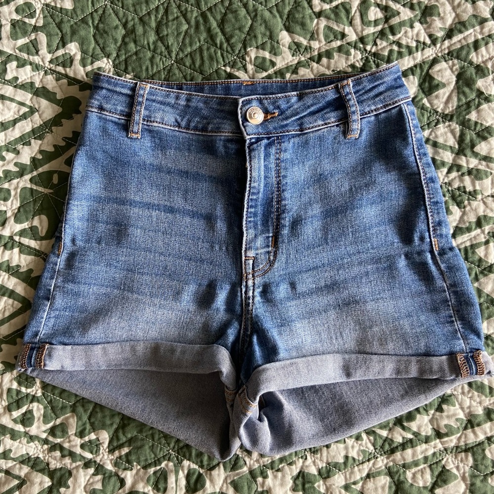 H&M Divided Brand Cuffed Jean Shorts